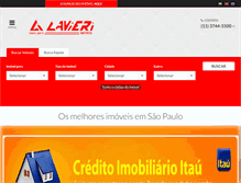 Tablet Screenshot of lavieriimoveis.com.br